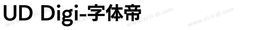 UD Digi字体转换